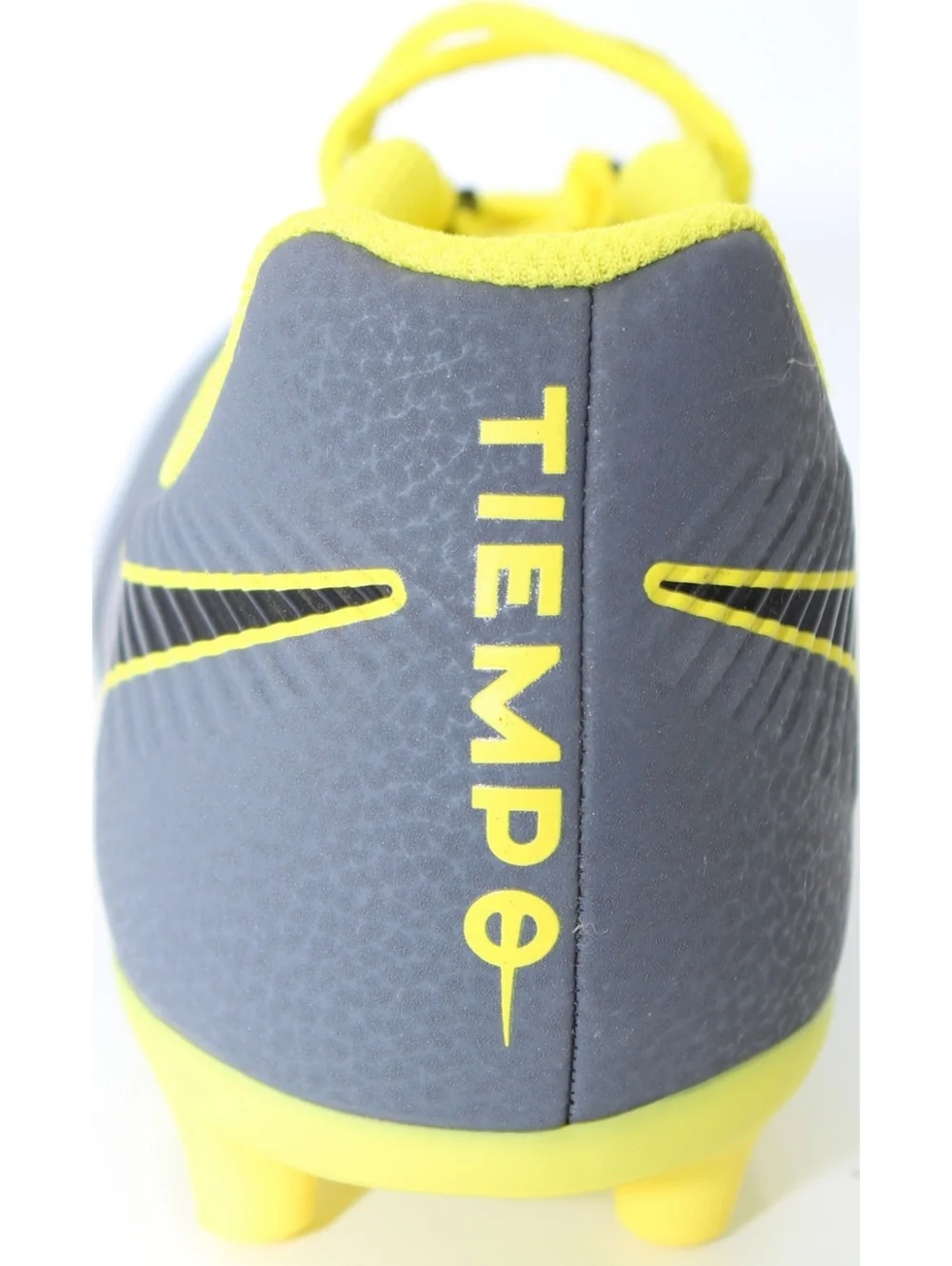 NIB Nike Tiempo JR LEGEND 7 Club FG Youth Soccer Cleats Shoes 3.5Y Gray & Yellow